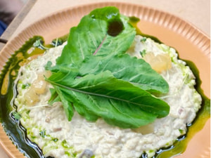Risoto veg de Gorgonzola e Pera Caramelizada